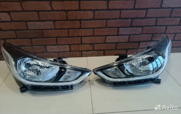 Фара передняя левая Hyundai Solaris 2/Солярис 17-2