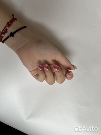 Маникюр наращивание ногтей