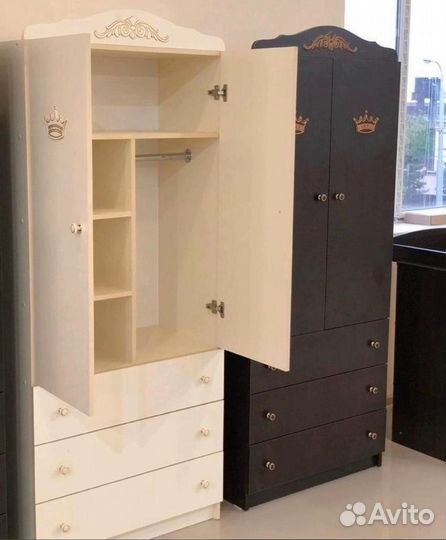 Шкаф детский двухсекционный