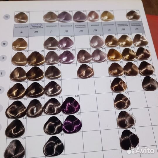 Палитра краски Ollin Color