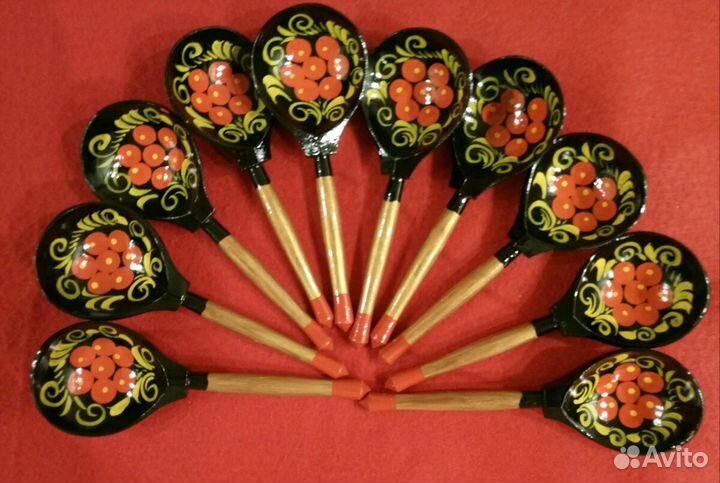 Большие расписные ложки