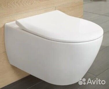 Унитаз + сиденье, Villeroy&Boch, Subway 2.0, подв