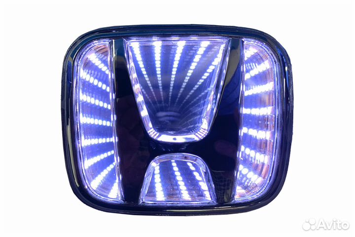 Светящиеся значки 3D honda 9.25*7.6 белый