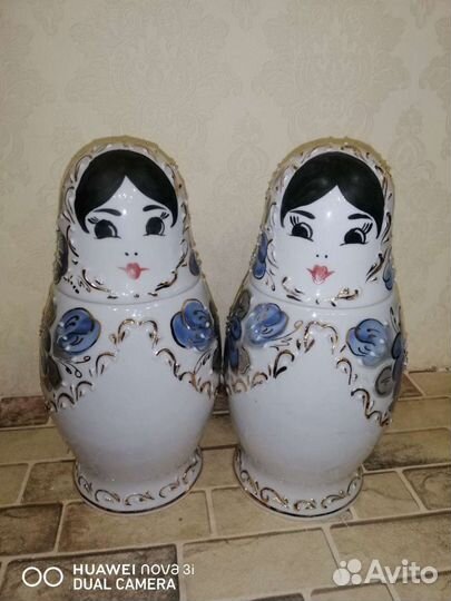 Фарфоровые штофы 