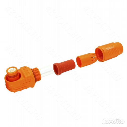 Flexcoils (SurLok) вилка мама оранжевая 200A (Ф8-5