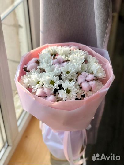 Букетики ромашек учителю 1 сентября