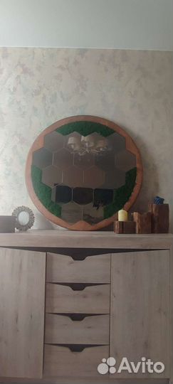 Дизайнерское зеркало настенное, интерьерное