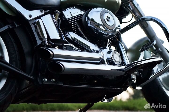 Harley-Davidson flstf Fat Boy Custom US Olive