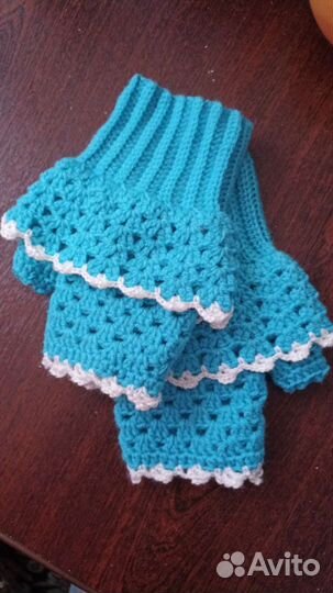 Митенки вязаные