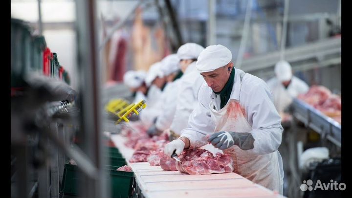 Разнорабочие 2200 на мясокомбинат вахта в Воронеже