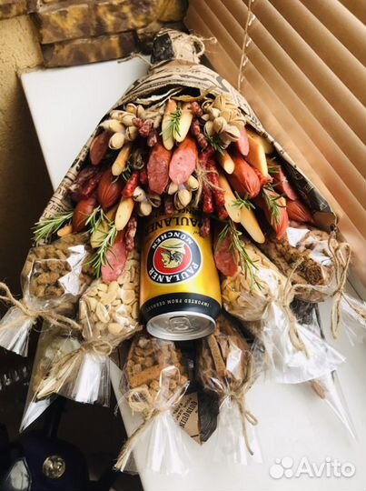 Мужские букеты съедобные