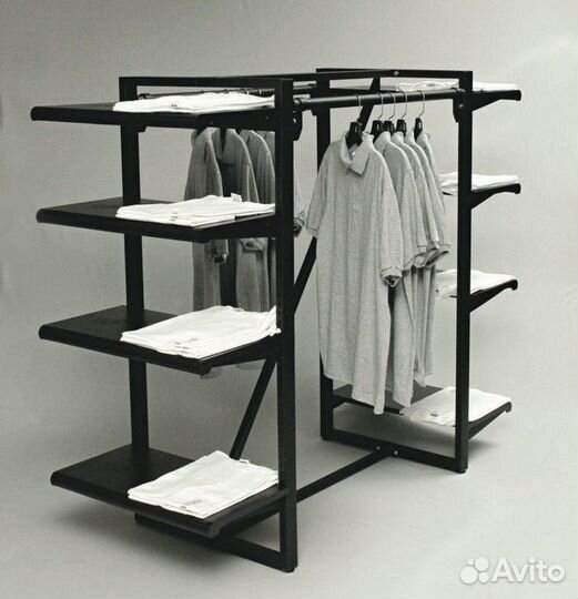 Рейлы для магазина одежды 