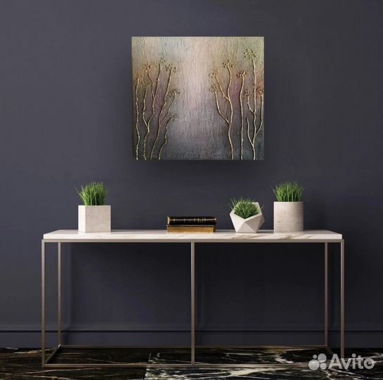 Фактурная картина интерьерная