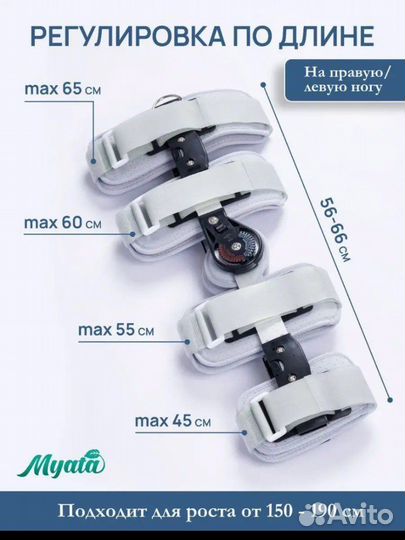 Ортез на коленный сустав, бандаж, тутор