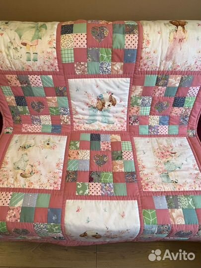 Лоскутное одеяло ручной работы