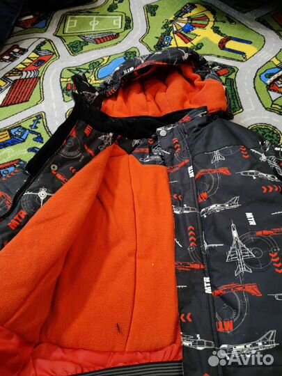Детский зимний комплект на мальчика, 120-128