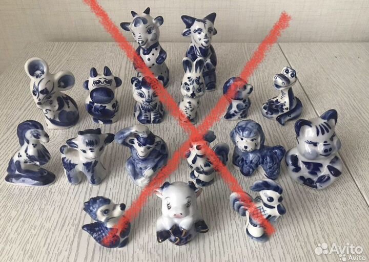 Гжель ложка с подставкой и подставка под яйцо