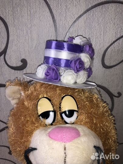 Шляпка на ободке, ручная работа