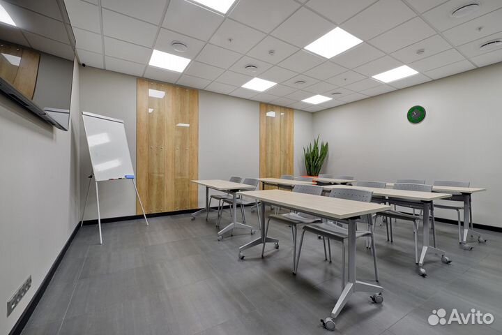 Почасовая аренда офиса/переговорной до 20 мест