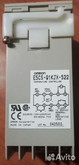Терморегулятор omron