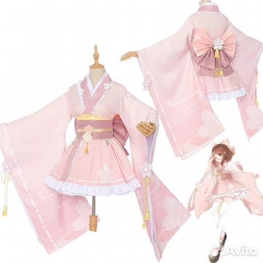 Косплей кимоно на Очако Урараку (Uraraka Ochako)