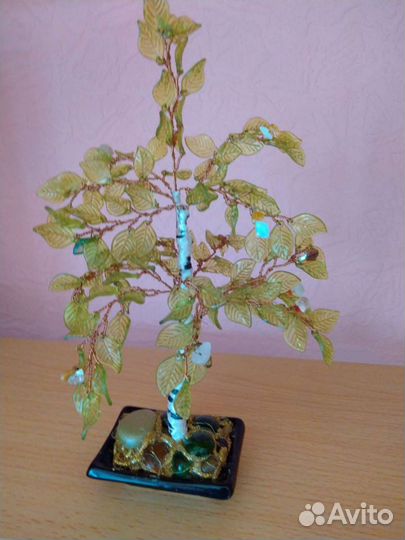 Береза бисероплетение