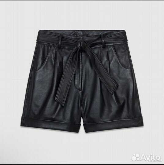 Шорты кожаные maje