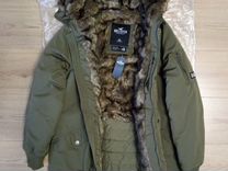Парка Hollister Faux Fur-Lined Military Parka