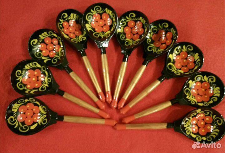 Большие расписные ложки