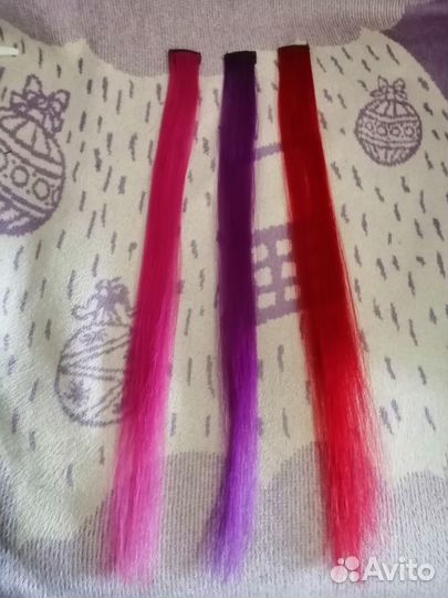 Цветные пряди для волос