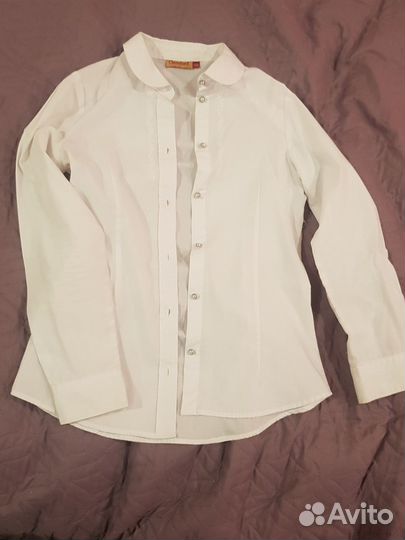 Рубашка школьная для девочки 146