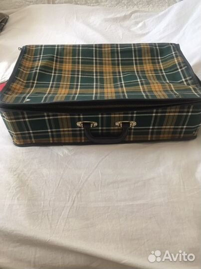 Чемодан тканевый времен СССР