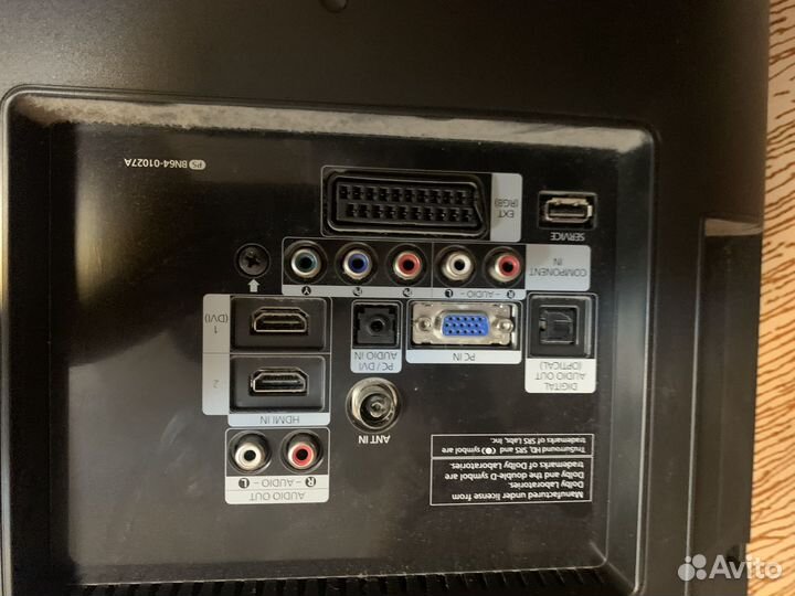 Телевизор на запчасти samsung