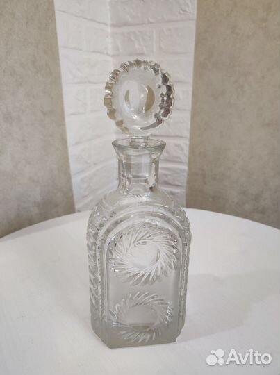 Графин хрустальный,винтаж,хрусталь СССР