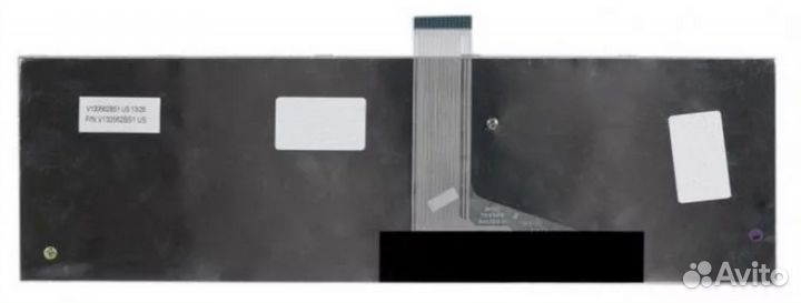 Клавиатура Toshiba Satellite C850 белая, с рамкой