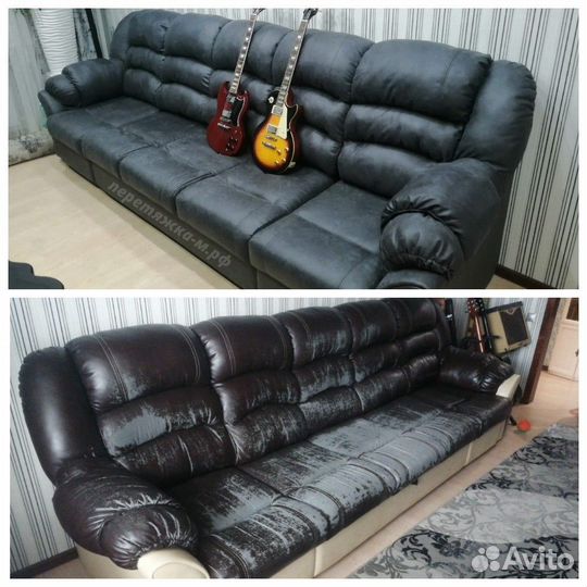 Перетяжка мягкой мебели