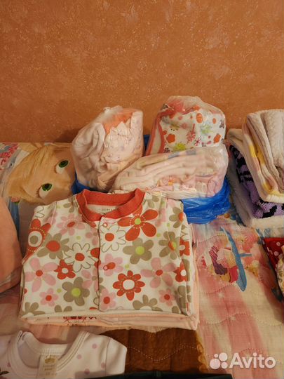 Вещи на девочку пакетом 56-68