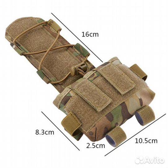 Чехол на шлем с карманом для противовеса