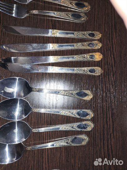 Набор столовый ложки вилки ножи