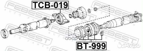 Пыльник шрус карданного вала BT999 Febest