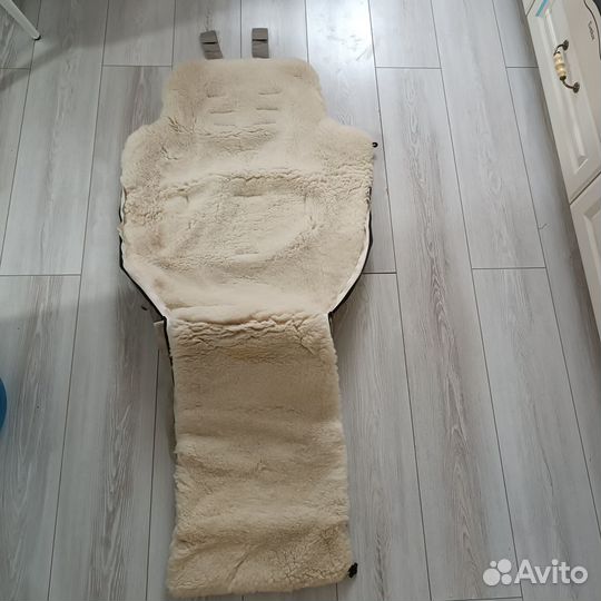 Овчинный конверт в коляску