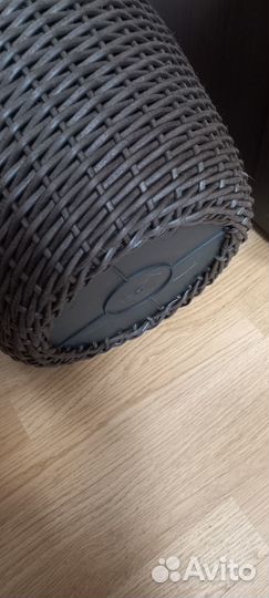 Кашпо 20 л. из искусственного ротанга