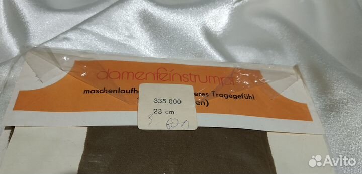 Чулки винтажные. ГДР. Новые