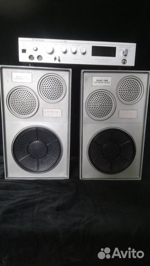 Усилитель radiotehnika у 101 + акустика 25ас-109