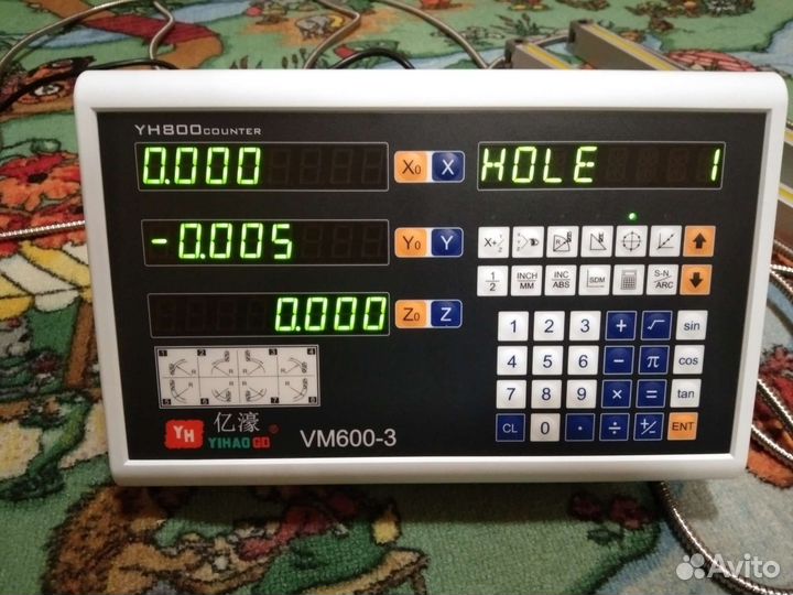 Уци (устройство цифровой индикации) на станок