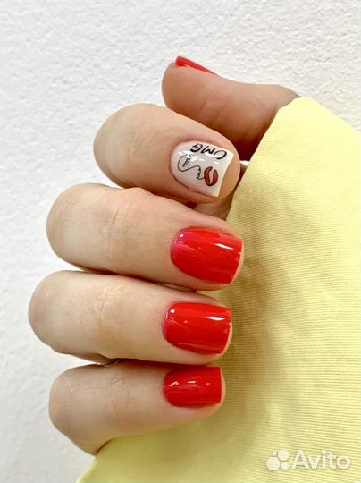 Маникюр, педикюр, гель-лак, наращивание ногтей