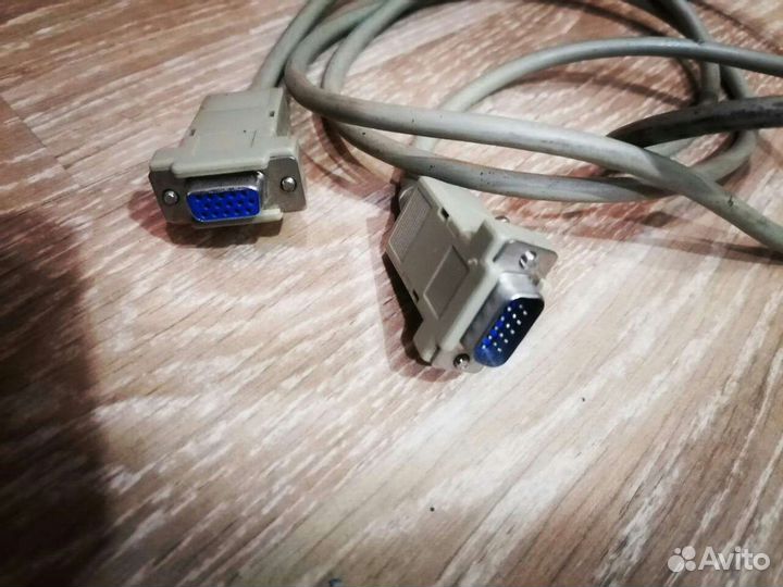 Кабель для монитора VGA и удлинитель