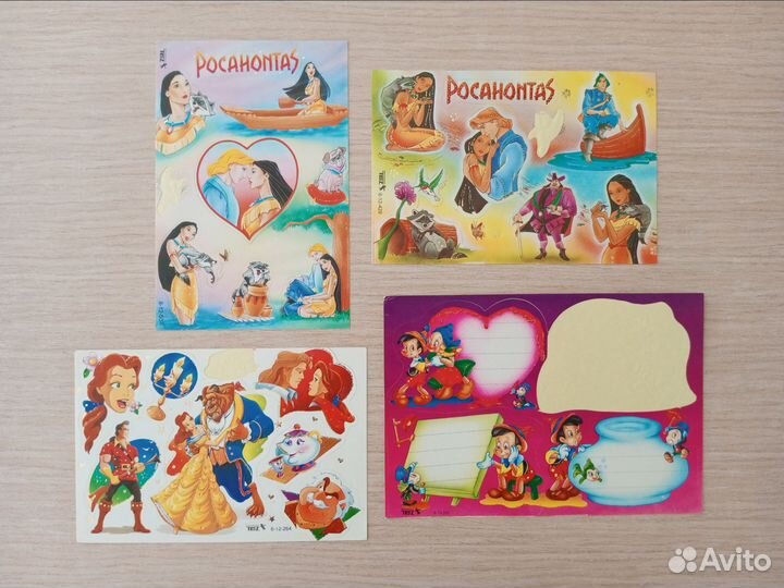 Наклейки из 90х Дисней