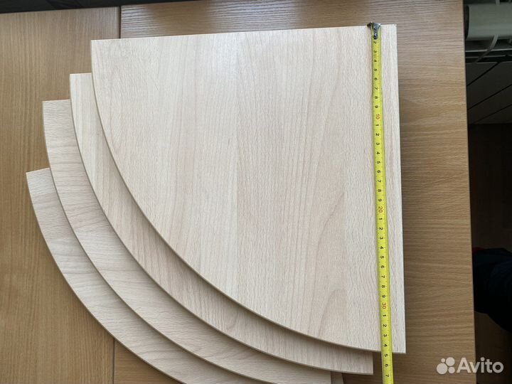 Деревянная полка угловая