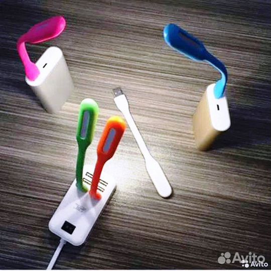 Гибкая светодиодная USB лампа для ноутбука и др